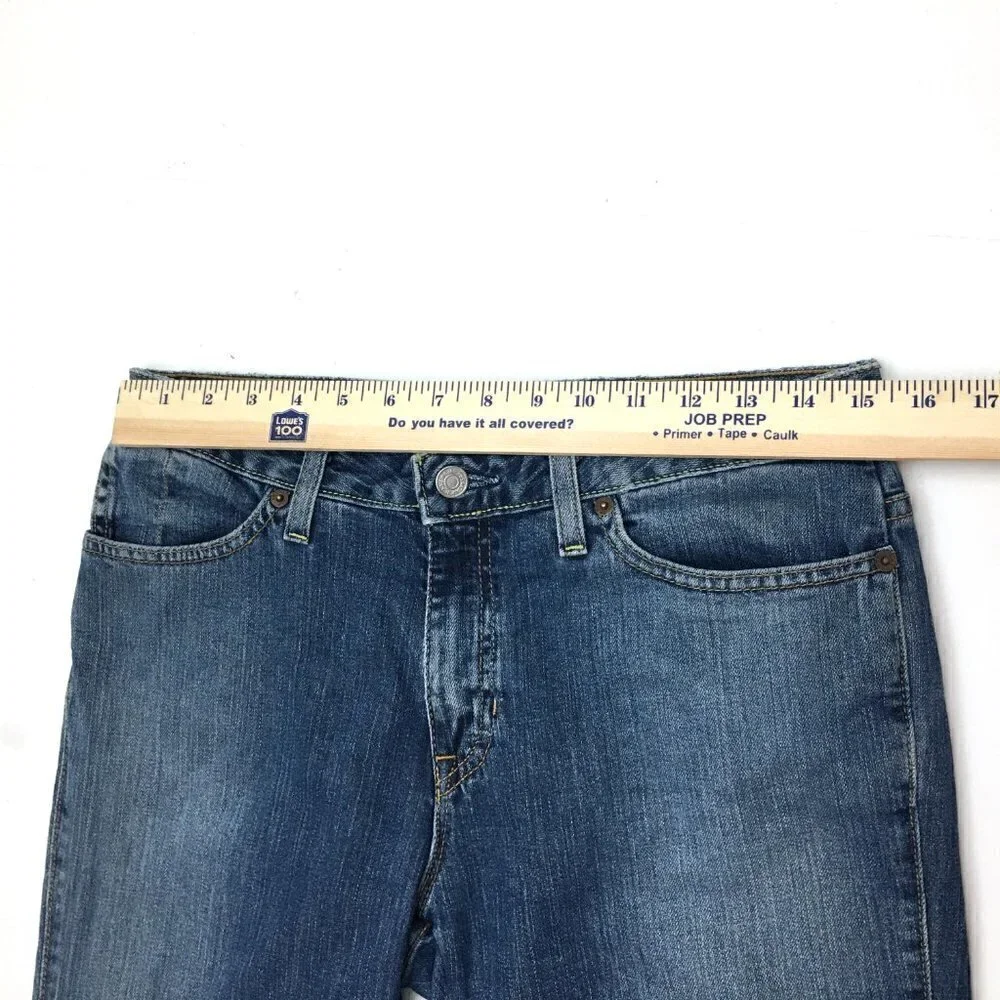 Gap Women's Jeans Cropped Bootcut Medium Wash size 8 length 24